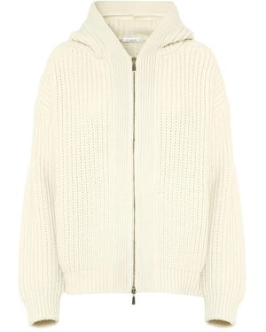 Malo Hooded Zip-up Cardigan - ナチュラル