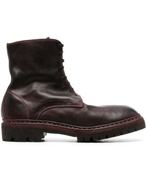 Guidi Stivali Con Punta Tonda - Marrone