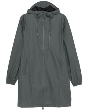 Rains Storm Breaker Hooded Coat - Gray