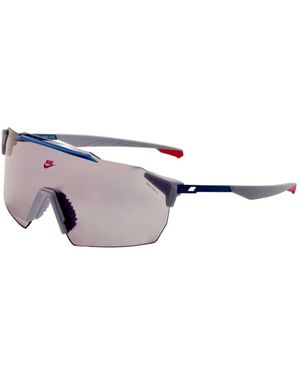 Nike Limitless Geometric-Frame Sunglasses - Grey