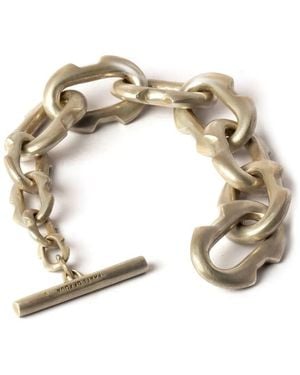 Parts Of 4 Deco Link Chain Bracelet - Metallic