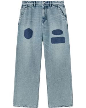 Ambush Cotton Straight-Leg Jeans - Blue