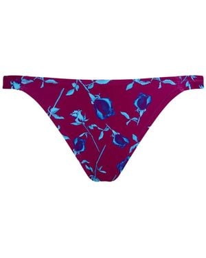 Vilebrequin Bikinihöschen Mit Blumenprint - Lila