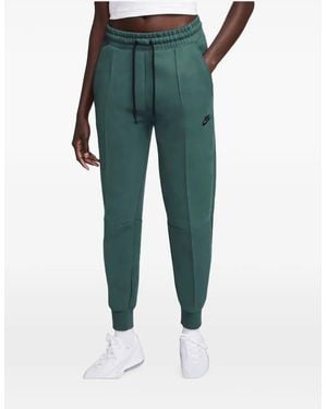 Nike Logo-Detail Track Pants - Green
