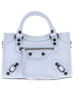 Balenciaga Le City ハンドバッグ ミニ - ブルー