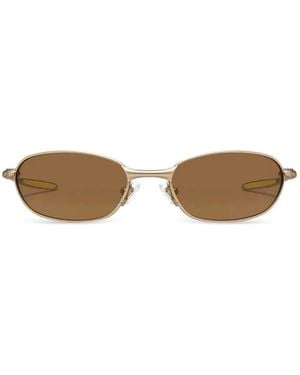 Gentle Monster Pitot M038 Oval-Frame Sunglasses - Metallic