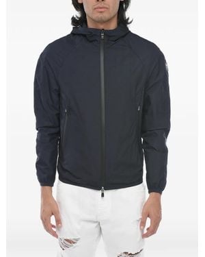 Corneliani Zip-Up Hooded Jacket - Blue