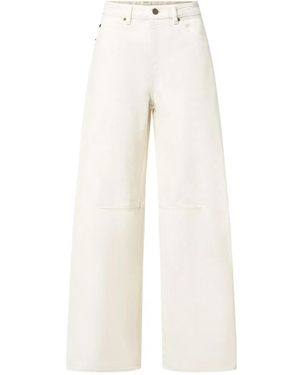 Soeur Knee-Patch Pants - White