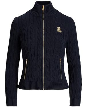 Ralph Lauren Cable Knit Jacket - Blue