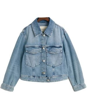 GANT Chaqueta con bolsillos con solapa - Azul