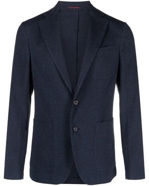 The Gigi Single-Breasted Blazer - Blue