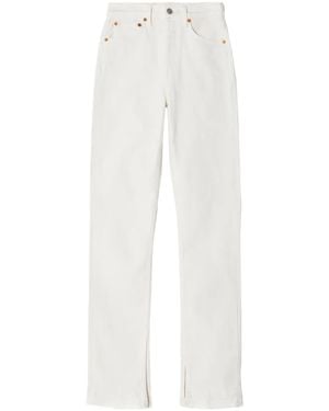 RE/DONE Jeans Skinny A Vita Alta - Bianco