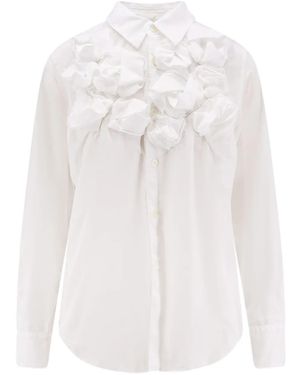 COMME DES GARÇONS PLAY Chemise À Volants - White