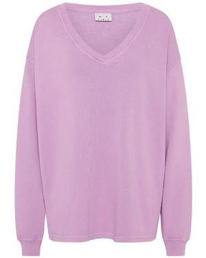 The Upside Soul Lou Neck Jumper - Purple