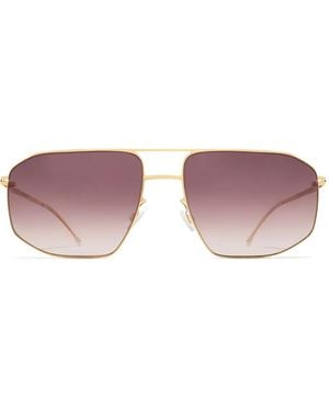 Mykita Santeri ジオメトリックフレーム サングラス - ピンク