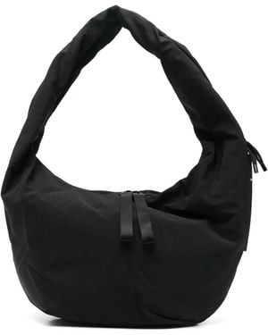 Côte&Ciel Wattierte Reno Schultertasche - Schwarz
