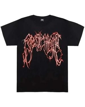 REVENGE T-Shirt Con Logo - Nero