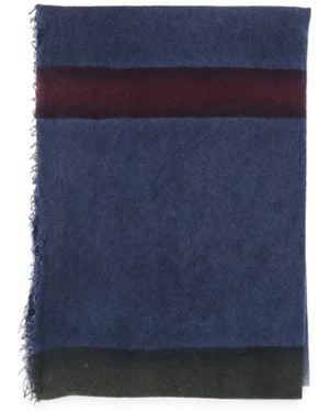 Faliero Sarti Eros Fringed Scarf - Blue