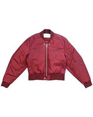 Entire studios Arc Bomber Jacket - Red