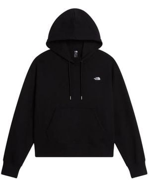 The North Face Tnf Essential Simple Dome Boxy Oversized Hoodie - Black