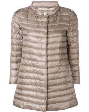 Herno Quilted Coat - Grey