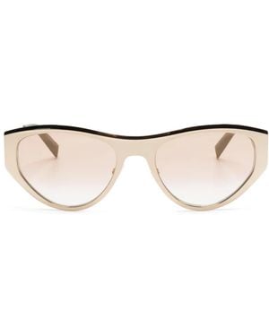 Givenchy Cutout-Logo Cat-Eye Sunglasses - Natural