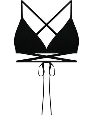 Isabel Marant Solange Wrap-Around Bikini Top - Black