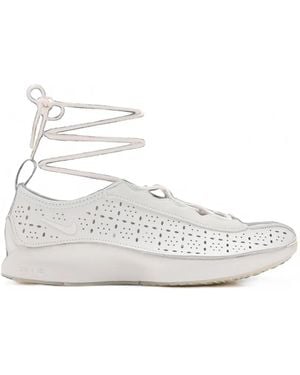 Nike Air Superfly Fmme Laser-Cut Sneakers - White