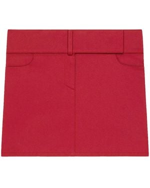 Courreges Mini-Rok Met Ceintuur - Rood