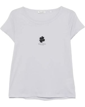 Marc O' Polo Floral-Print T-Shirt - White