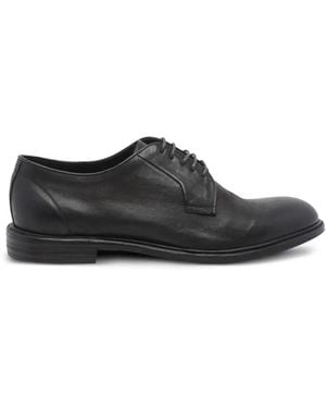 Pawelk's Stringate Dady Con Punta Tonda - Nero