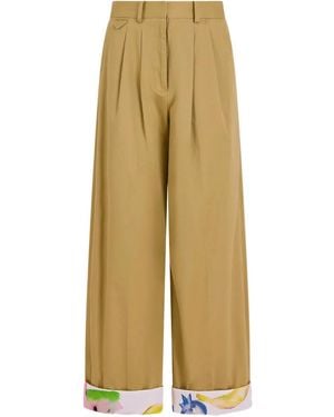 Rosie Assoulin Pleated Trousers - Natural