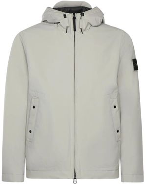 Stone Island フーデッド ジャケット - グレー