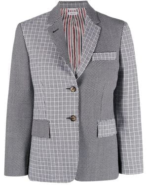 Thom Browne Blazer Monopetto - Grigio