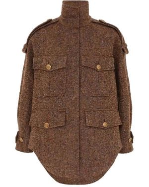 Zimmermann Epaulettes Jacket - Brown