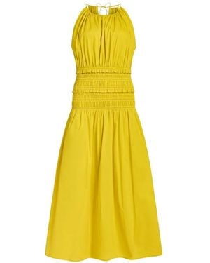 Marie Oliver Robe Odeliah À Coupe Longue - Yellow