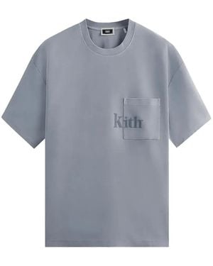 Kith Quinn Logo-Print T-Shirt - Grey