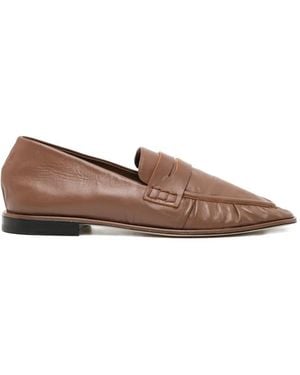 STUDIO AMELIA Leather Loafers - Brown