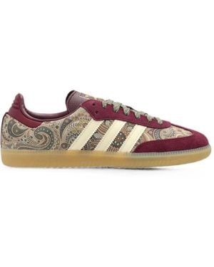 adidas Samba Og Paisley-Print Sneakers - Brown