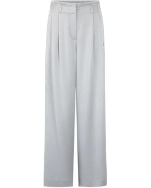 Marc Cain Pantalon Palazzo Wichtia - White