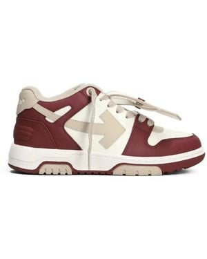 Off-White c/o Virgil Abloh Logo-Patch Trainers - Pink