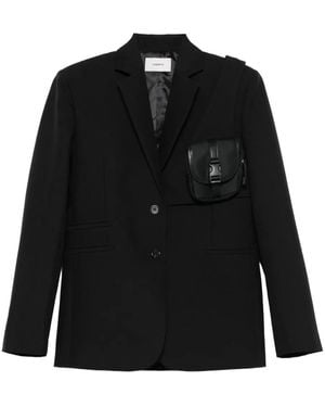 Coperni Single-Breasted Blazer - Black