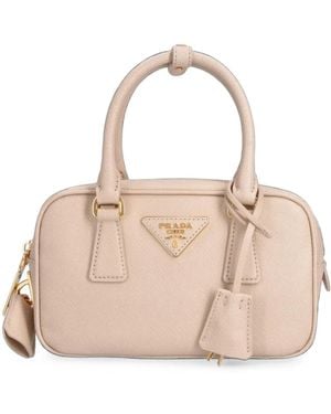 Prada Saffiano Leather Shoulder Bag - Pink