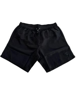 Trussardi Logo-Patch Swim Shorts - White