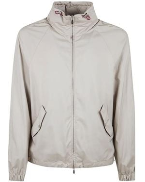 Brunello Cucinelli Zip-Up Lightweight Jacket - Grey
