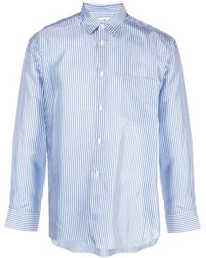Comme des Garçons Striped Shirt - Blue
