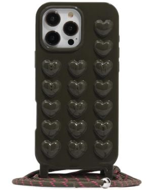 Bimba Y Lola Dark Shiny Silicone Case For Iphone 15 Pro Max - Black