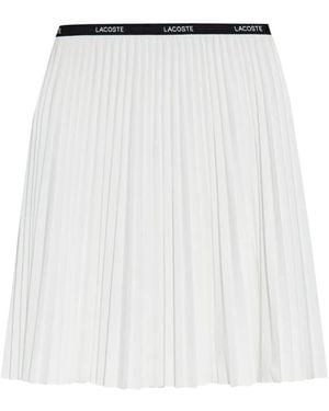 Lacoste Pleated Skirt - White