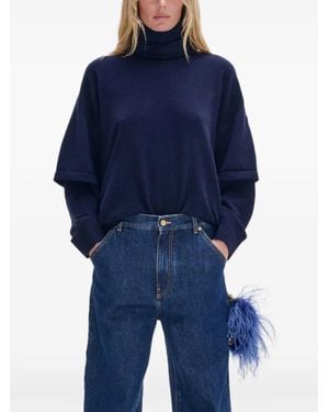 DARKPARK Troy Double-Sleeves Jumper - Blue