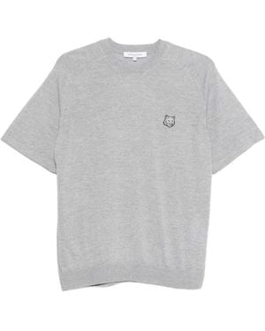 Maison Kitsuné Logo T-Shirt - Grey
